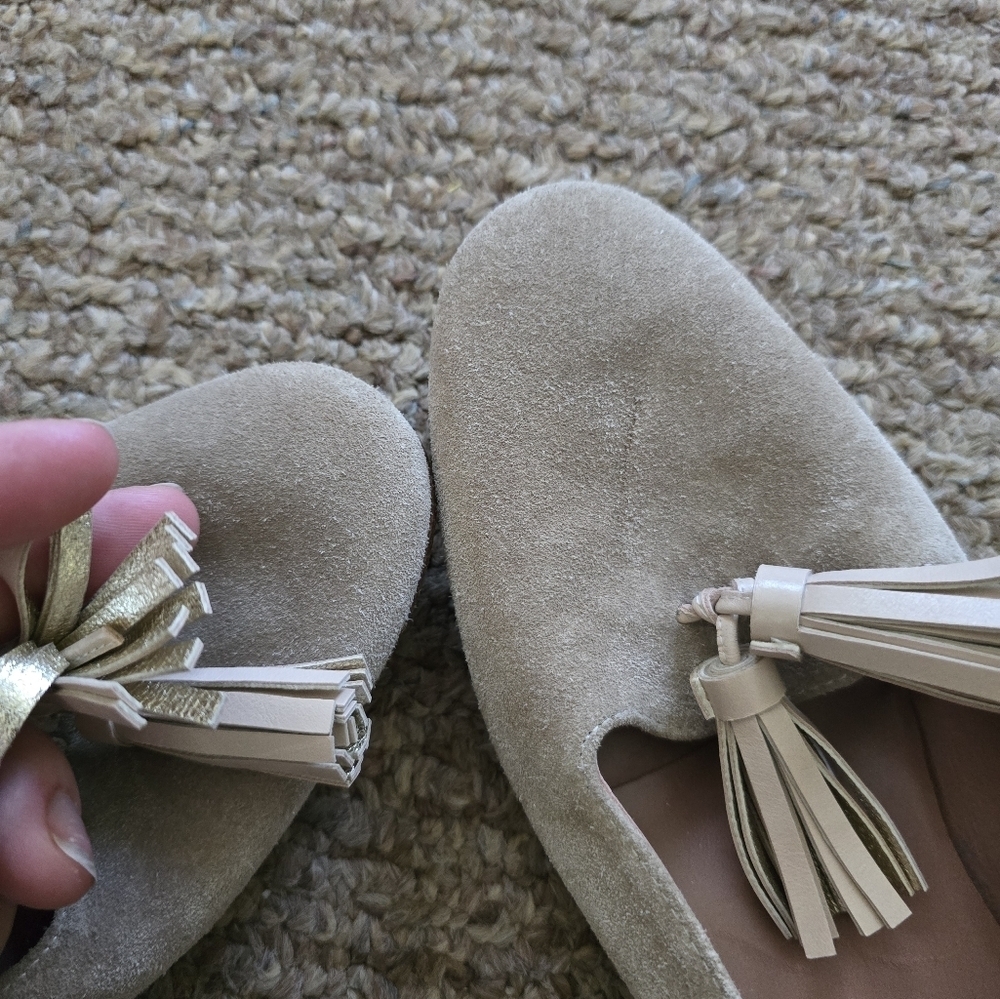 Homers Artisan Tan Suede Loafers with Tassels - Picture 11 of 11